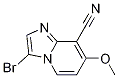 Structure of 3-Bromo-7-methoxyimidazo[1,2-a]pyridine-8-carbonitrile