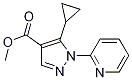 Structure of Methyl 5-cyclopropyl-1-(pyridin-2-yl)-1H-pyrazole-4-carboxylate