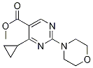 Structure of METHYL 4-CYCLOPROPYL-2-MORPHOLINOPYRIMIDINE-5-CARBOXYLATE