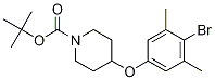 Structure of 1-BOC-4-(4-BROMO-3,5-DIMETHYLPHENOXY)PIPERIDINE