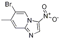 Structure of 6-BROMO-7-METHYL-3-NITROIMIDAZO[1,2-A]PYRIDINE