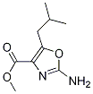 2-氨基-5-(2-甲基丙基)-4-恶唑羧酸甲酯结构式