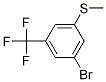 Structure of (3-BROMO-5-(TRIFLUOROMETHYL)PHENYL)(METHYL)SULFANE