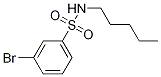 3-Bromo-N-pentylbenzenesulfonamide结构式