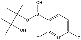2,6-二氟吡啶-3-硼酸频哪醇酯结构式