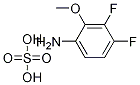 Structure of 3,4-Difluoro-2-methoxyaniline sulfate