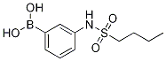 3-(Butylsulfonamido)phenylboronic acid结构式