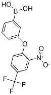 3-(2-NITRO-4-TRIFLUOROMETHYLPHENOXY)PHENYLBORONIC ACID结构式