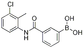 Structure of N-(3-CHLORO-2-METHYLPHENYL) 3-BORONOBENZAMIDE