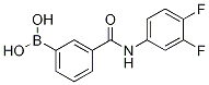 Structure of N-(3,4-Difluorophenyl) 3-boronobenzaMide