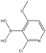Structure of (2-chloro-4-methoxypyridin-3-yl)boronic acid
