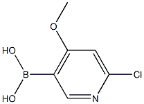Structure of 2-Chloro-4-Methoxypyridine-5-boronic acid
