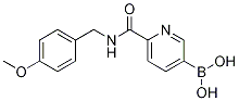 Structure of 6-(4-Methoxybenzylcarbamoyl)pyridine-3-boronic acid