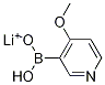 MONOLITHIUM 4-METHOXYPYRIDINE-3-BORONATE结构式