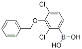 Structure of 3-(Benzyloxy)-2,4-dichlorophenylboronic acid