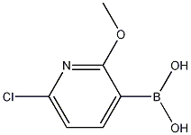 Structure of 6-Chloro-2-methoxypyridine-3-boronic acid