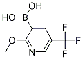 Structure of 2-Methoxy-5-(trifluoromethyl)pyridin-3-ylboronic acid