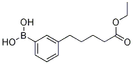 Structure of 3-(4-Carboethoxybutyl)phenylboronic acid