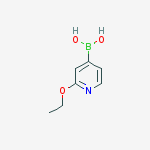 Structure of Boronic acid, B-(2-ethoxy-4-pyridinyl)-