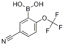 Structure of 5-Cyano-2-(trifluoromethoxy)phenylboronic acid