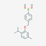 Structure of 4-[(2-ISOPROPYL-5-METHYLPHENOXY)METHYL]PHENYLBORONIC ACID