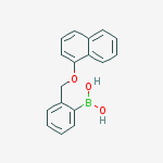 Structure of 2-[(1-NAPHTHYLOXY)METHYL]PHENYLBORONIC ACID