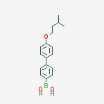 Chemical structure of 4-(4-ISOAMYLOXYPHENYL)PHENYLBORONIC ACID