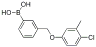 3-[(4-Chloro-3-Methylphenoxy)Methyl)phenylboronic结构式