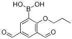 Structure of 3,5-DIFORMYL-2-PROPOXYPHENYLBORONIC ACID