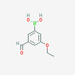 Structure of 3-ETHOXY-5-FORMYLPHENYLBORONIC ACID