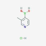 Structure of 3-PICOLINE-4-BORONIC ACID HCL
