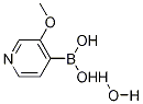 Structure of 3-METHOXYPYRIDINE-4-BORONIC ACID MONOHYDRATE