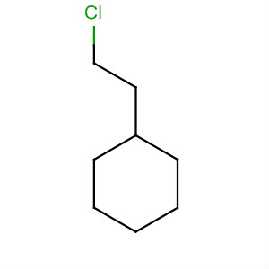 Structure of Cyclohexane, (2-chloroethyl)-
