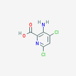 Structure of 3-amino-4,6-dichloropyridine-2-carboxylic Acid