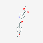 Structure of Methyl 3-[(4-methoxyphenyl)methoxy]-1,2-oxazole-5-carboxylate