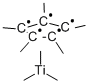 Structure of (Trimethyl)pentamethylcyclopentadienyltitanium (IV)