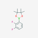 Structure of 2-(2,3-difluorophenyl)-4,4,5,5-tetramethyl-1,3,2-dioxaborolane