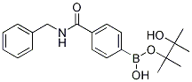 Structure of 4-(Benzylaminocarbonyl)benzeneboronic acid pinacol ester