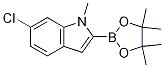 Structure of 6-Chloro-1-methyl-2-(4,4,5,5-tetramethyl-1,3,2-dioxaborolan-2-yl)-1H-indole