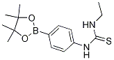 Structure of 1-Ethyl-3-(4-(4,4,5,5-tetraMethyl-1,3,2-dioxaborolan-2-yl)phenyl)thiourea