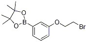 Structure of 3-(2-BROMOETHOXY)PHENYLBORONIC ACID PINACOL ESTER