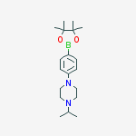 Structure of 4-(4-ISOPROPYLPIPERIZINYL)PHENYLBORONIC ACID, PINACOL ESTER