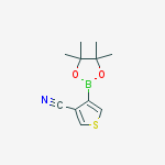 Structure of 3-CYANOTHIOPHENE-4-BORONIC ACID PINACOL ESTER