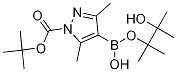 Structure of 1-TERT-BUTOXYCARBONYL-3,5-DIMETHYLPYRAZOLE-4-BORONIC ACID, PINACOL ESTER