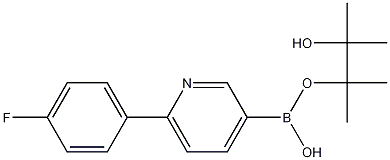 Structure of 2-(4-FLUOROPHENYL)-5-(4,4,5,5-TETRAMETHYL-[1,3,2]-DIOXABOROLAN-2-YL)PYRIDINE