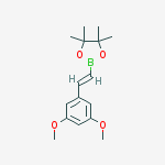 Structure of E-2-(3,5-DIMETHOXYPHENYL)VINYLBORONIC ACID PINACOL ESTER