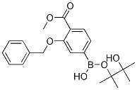 Structure of 3-Benzyloxy-4-methoxycarbonylphenylboronic acid, pinacol ester