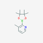 Structure of 3-METHYLPYRIDINE-2-BORONIC ACID PINACOL ESTER