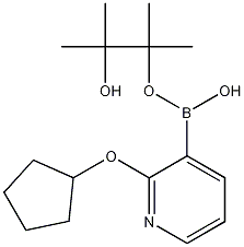 Structure of 2-(Cyclopentyloxy)pyridine-3-boronic acid, pinacol ester