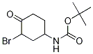 Structure of tert-Butyl (3-bromo-4-oxocyclohexyl)carbamate